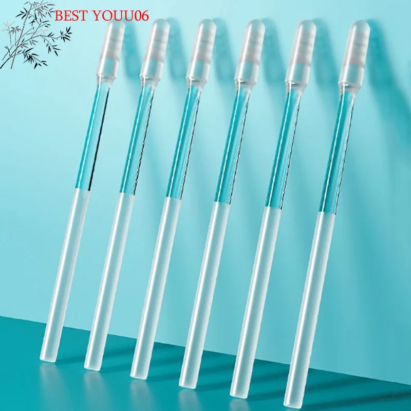 (YOUU06)24pc Ear Wax Removal Tool Disposable Sticky Ear Swab Pick Soft Silicone Spiral Ear Cleaning Plug Spiral Care Older Kid