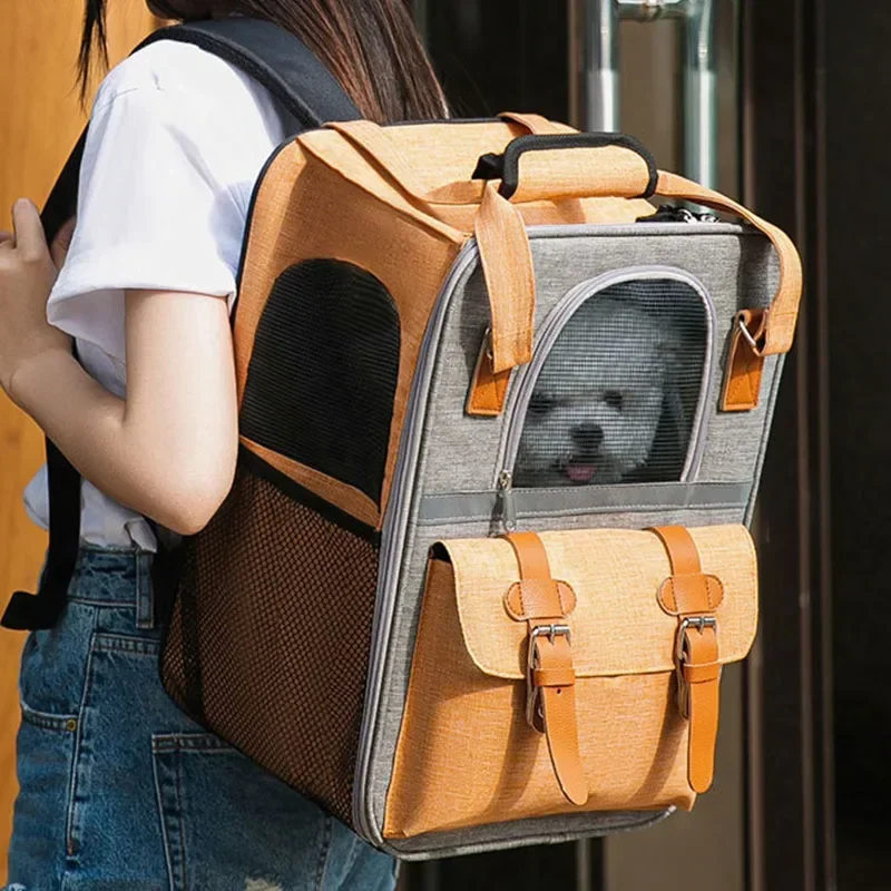 

Fashion Pet Backpack Cat Carrier Bags Outdoor Travel Backpack for Cat Small Dogs Transport Backpack Carriers Cat Supplies