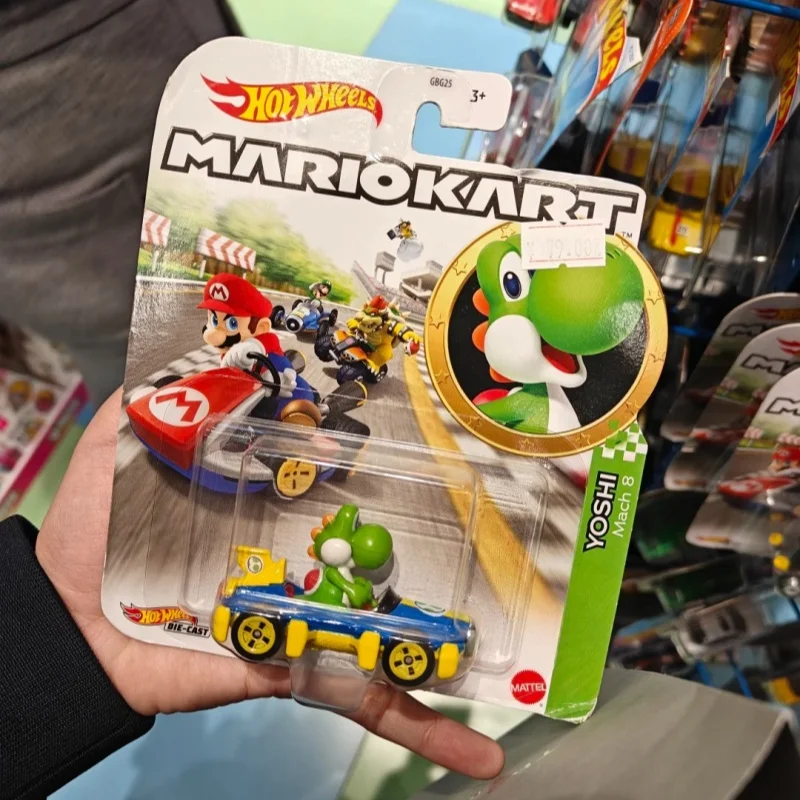 Genuine In Stock Hot Wheels Gbg25 Super Mario Bros. Movie Mariokart Car 1/64 Die Casting Car Model Toys Children Festival Gifts