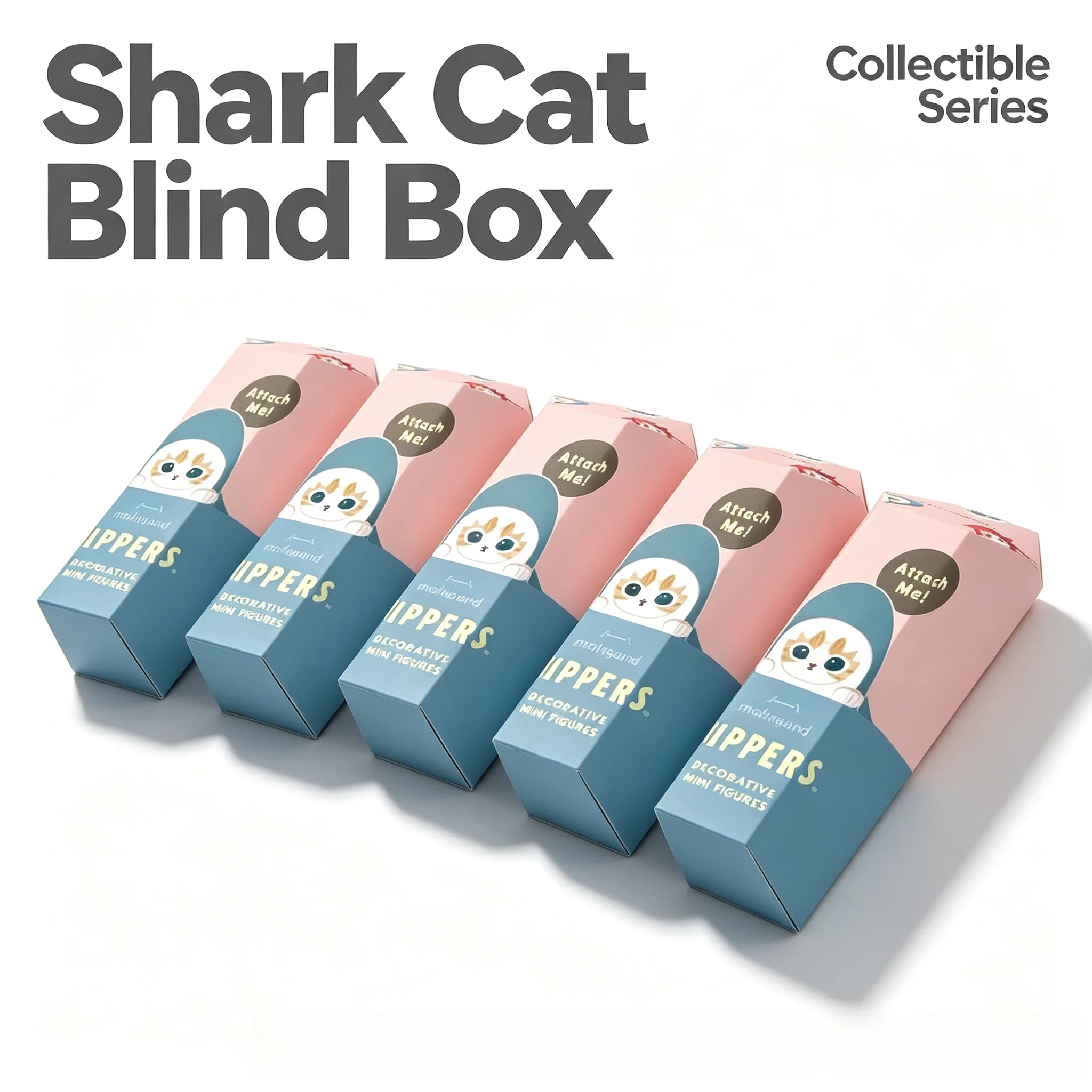 Cute Cat Themed Mini Figure Blind Box Decorative Peeking Figurine for Home Decoration & Gift Giving