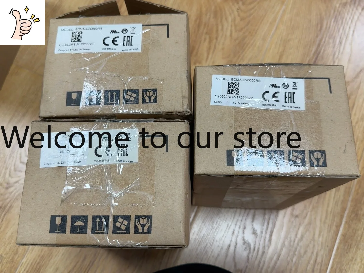 Delta ECMA-C20602RS Is Brand New And Unused, And The Box Code Is The Same.