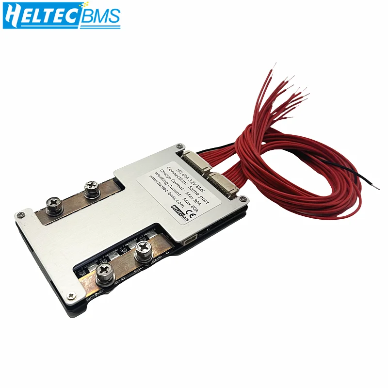 

Heltecbms bms 16s 60v 80a/48V 80a bms 16S balanced board for Ternary lithium/Lifepo4 battery protection board 60V inverter BMS