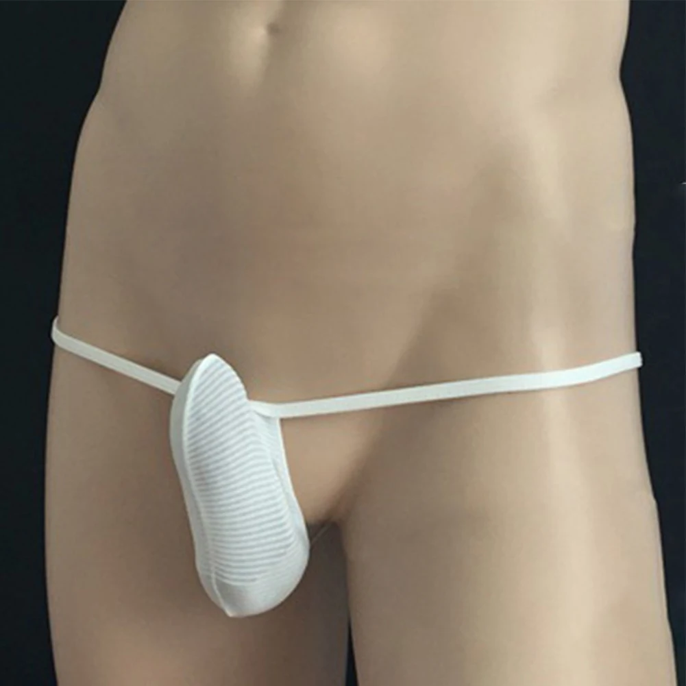 1 adet düz renk erkek külot Thongs G-dizeleri elastik rahat samimi iç çamaşırı U kılıfı seksi sıcak T-külot