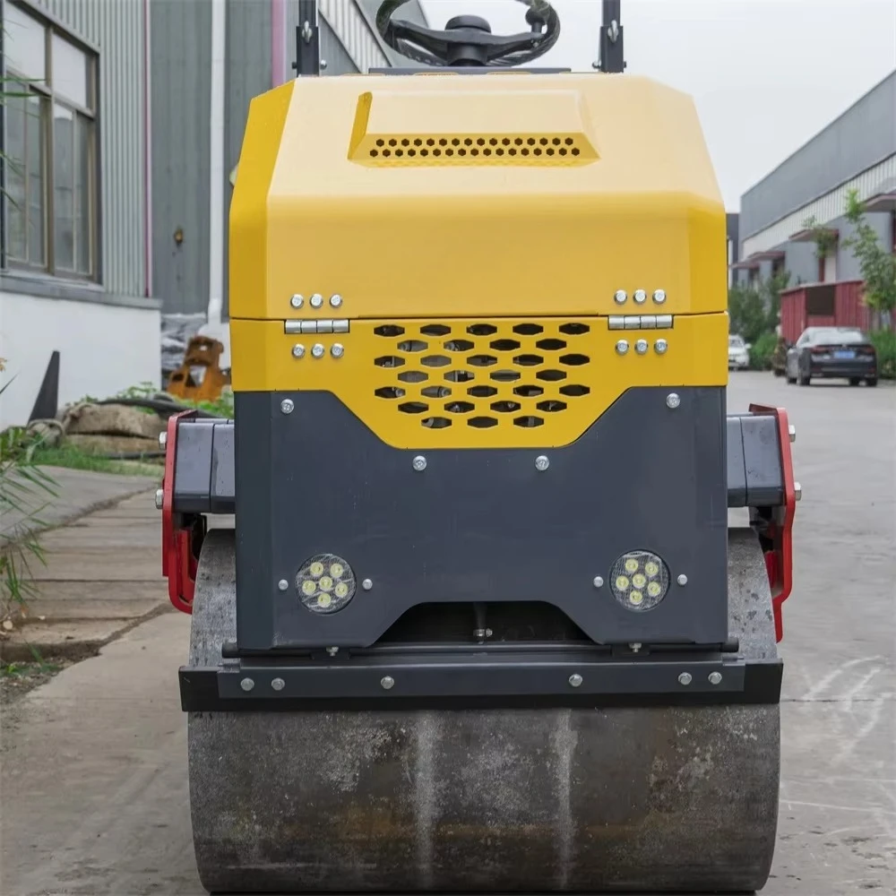 Manufacturer Factory Price Hydraulic 1.5 Ton Vibrating Road Roller Compactor HT-1500 Engine Huade Fully System
