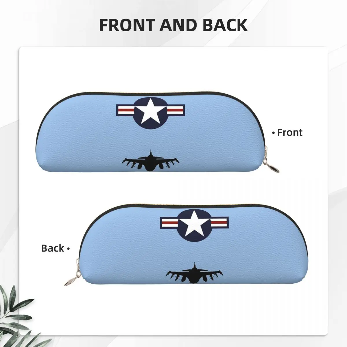 القوات الجوية الأمريكية العسكرية F16 تصميم الطائرات مقلمة الحقيبة قلم رصاص تخزين لوازم مكتبية سعة كبيرة صندوق القلم حقيبة أقلام رصاص