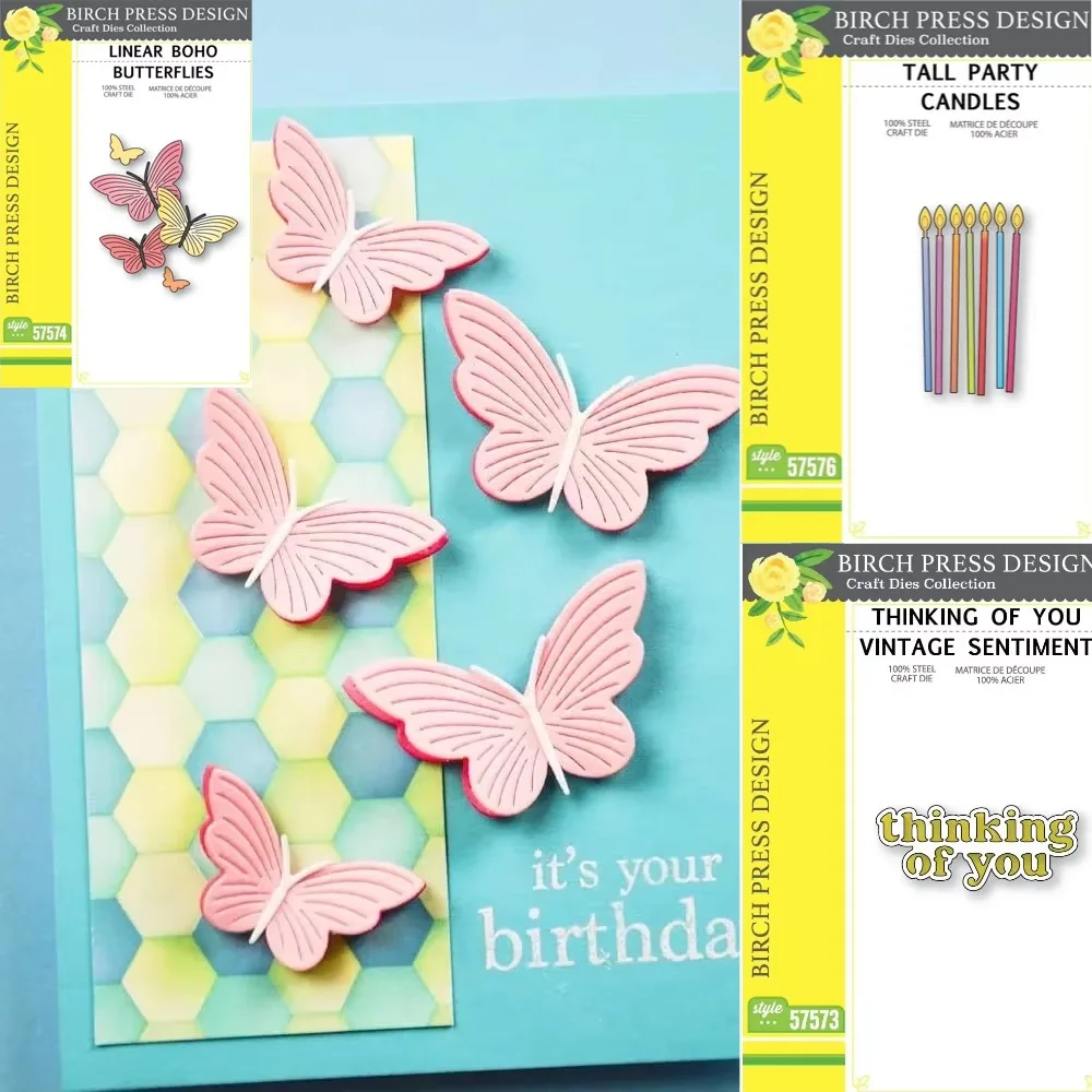 

Beautiful Butterfly Stamps Stencil 2025 New Metal Cutting Dies Scrapbook Diary Decoration Embossing Template Diy Greeting Card