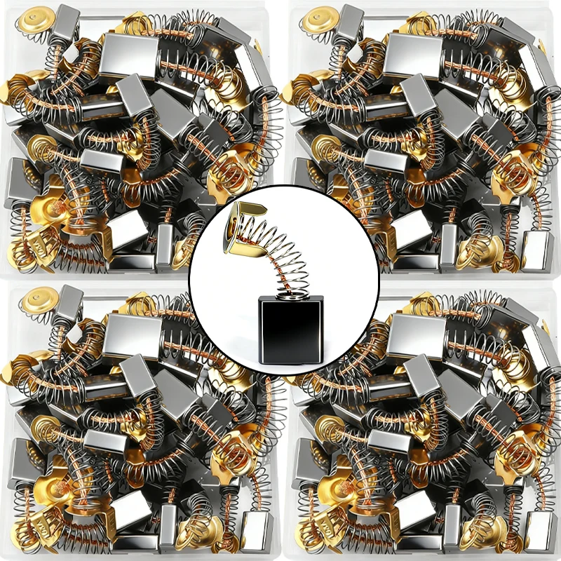 

40/80x Carbon Brushes Set Replacement Electric Motor Carbon Brush Assorted Kits Angle Grinder Drill Electric Hammer Power Tools