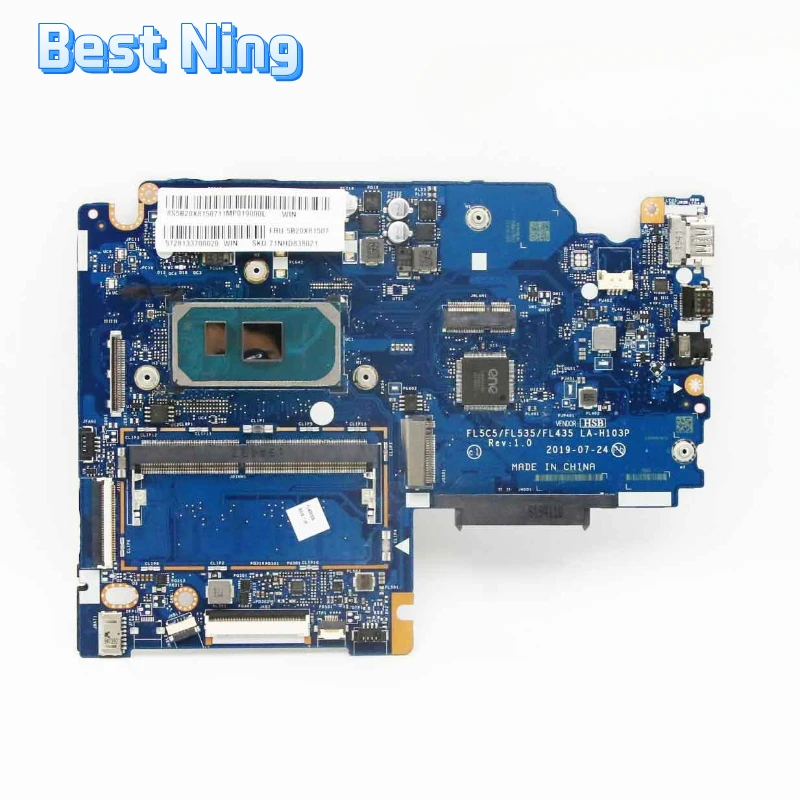 

For Lenovo Ideapad S340-14IIL UMA Laptop Motherboard LA-H103P Mainboard with I5-1035 4GB