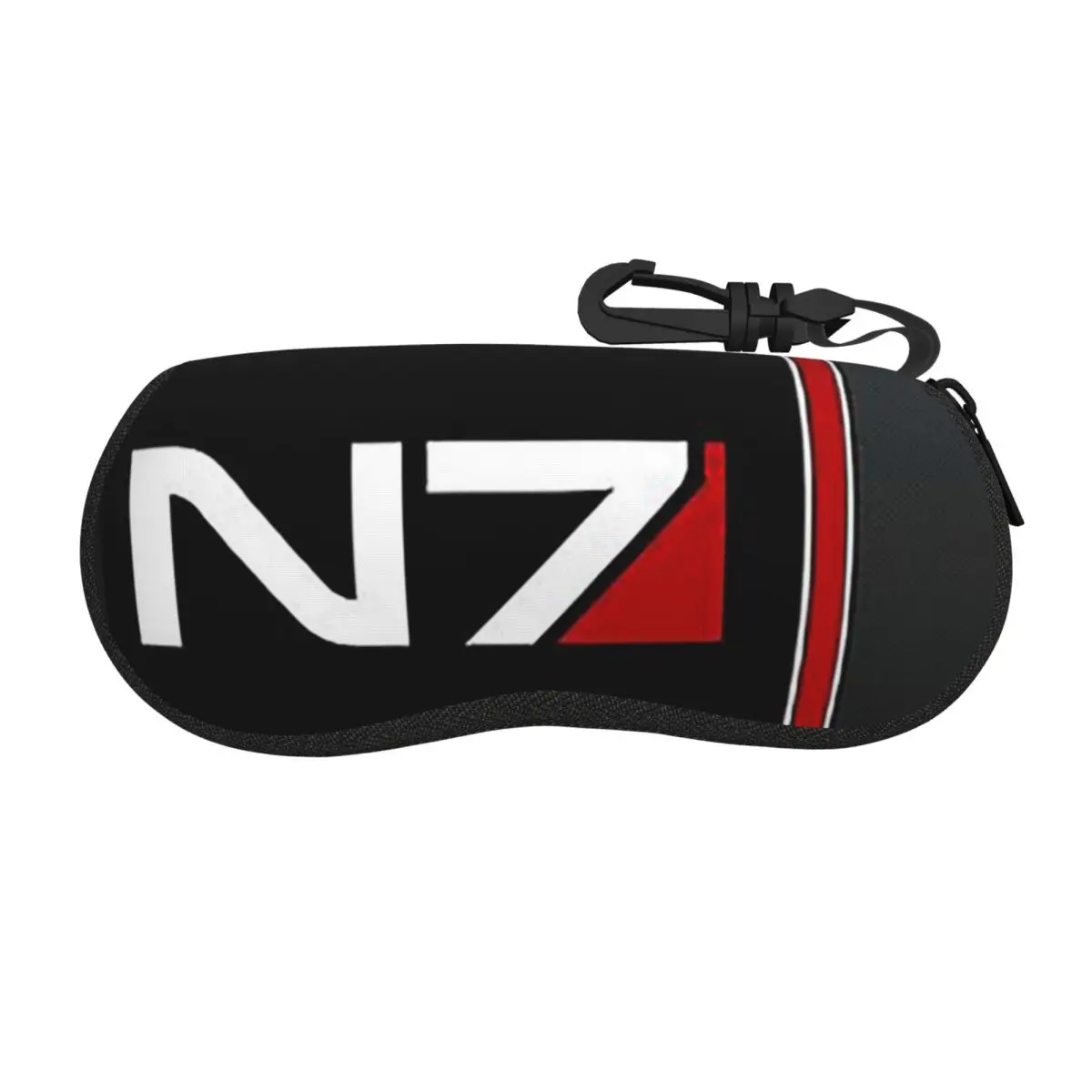 N7 Mass Effect Emblem Shell Glasses Case Protector Sunglasses Box Women Men Soft Eyeglasses Bag Pouch