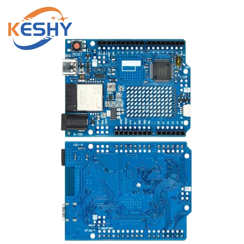 Para Arduino UNO R4 Minima ESP32-S3 tipo C placa USB WIFI edición Placa de desarrollo Compatible programación Control de aprendizaje
