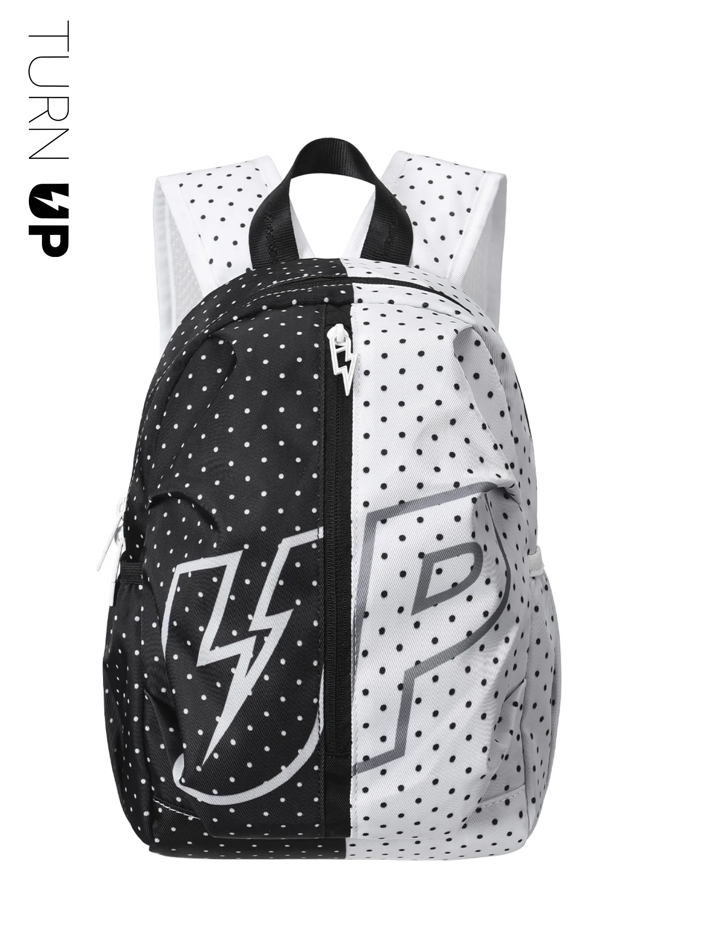 lightweight-color-block-backpack-for-travel-and-hiking-turnup-casual-simple-style-backpack-with-zipper-closure-and-padde