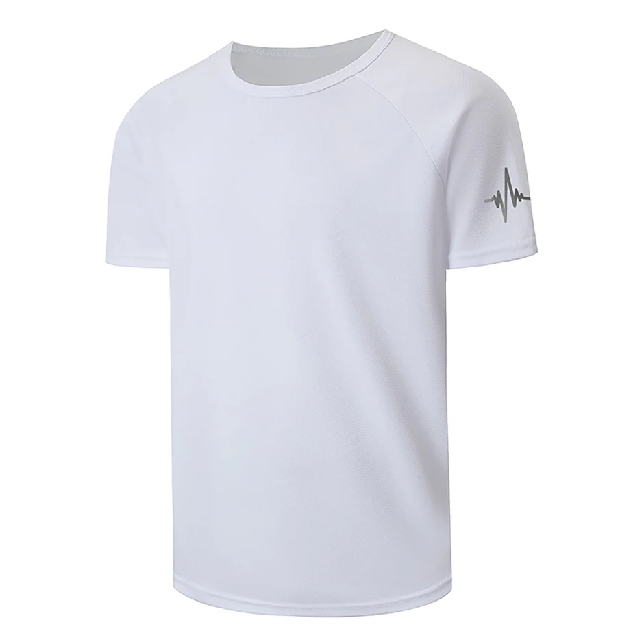 1/3/4 Stück Sommer Herren Bedrucktes, schnell trocknendes, atmungsaktives, kurzärmeliges, lockeres, sportliches, lässiges T-Shirt in Übergröße, mehrfarbige Auswahl – Detail 28