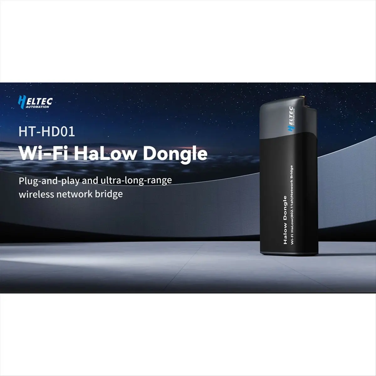 AC※▼●647- WiFi HaLow Dongle Wireless Network Bridge 1km Long-Range IEEE 802.11ah Wi-Fi HaLow Ethernet Jumper