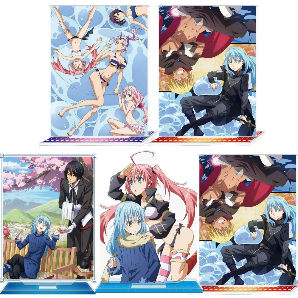 

Anime Fans Gifts Rimuru & Milim Rimuru & Diablo Rimuru & Veldora as a Slime HD Figures BIG Acrylic Stand Desktop Ornament Series