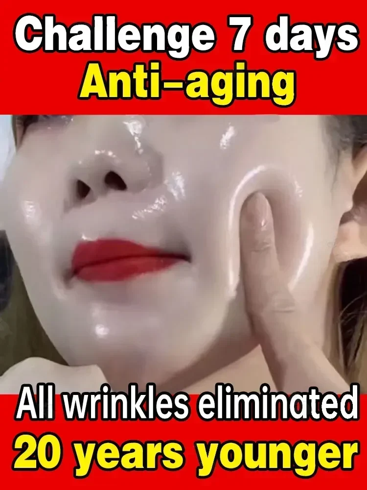 Effective anti-ageing and anti-wrinkle facial serum to remove facial wrinkles fine lines around the eyes crow's feet neck wrinkl