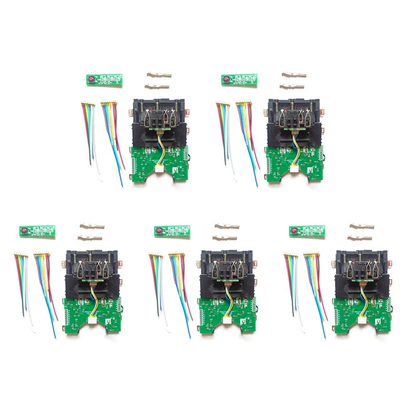 5X BMS For Dewalt 20/60V 54V 21700 And 18650 Circuit Board Flexvolt Lithium Battery Li-On Protection Board PCBA