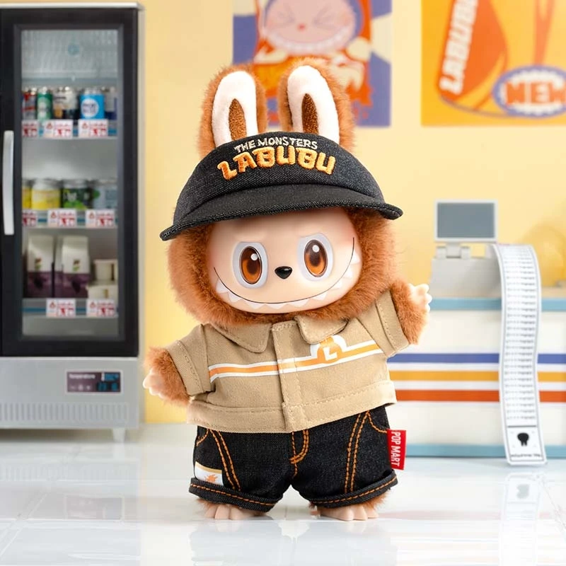 

Genuine The Monsters Labubu Wacky Mart Series Vinyl Plush Blisterpack Seafood Balls Plush Pendant Pop-Up Store Limited Edition