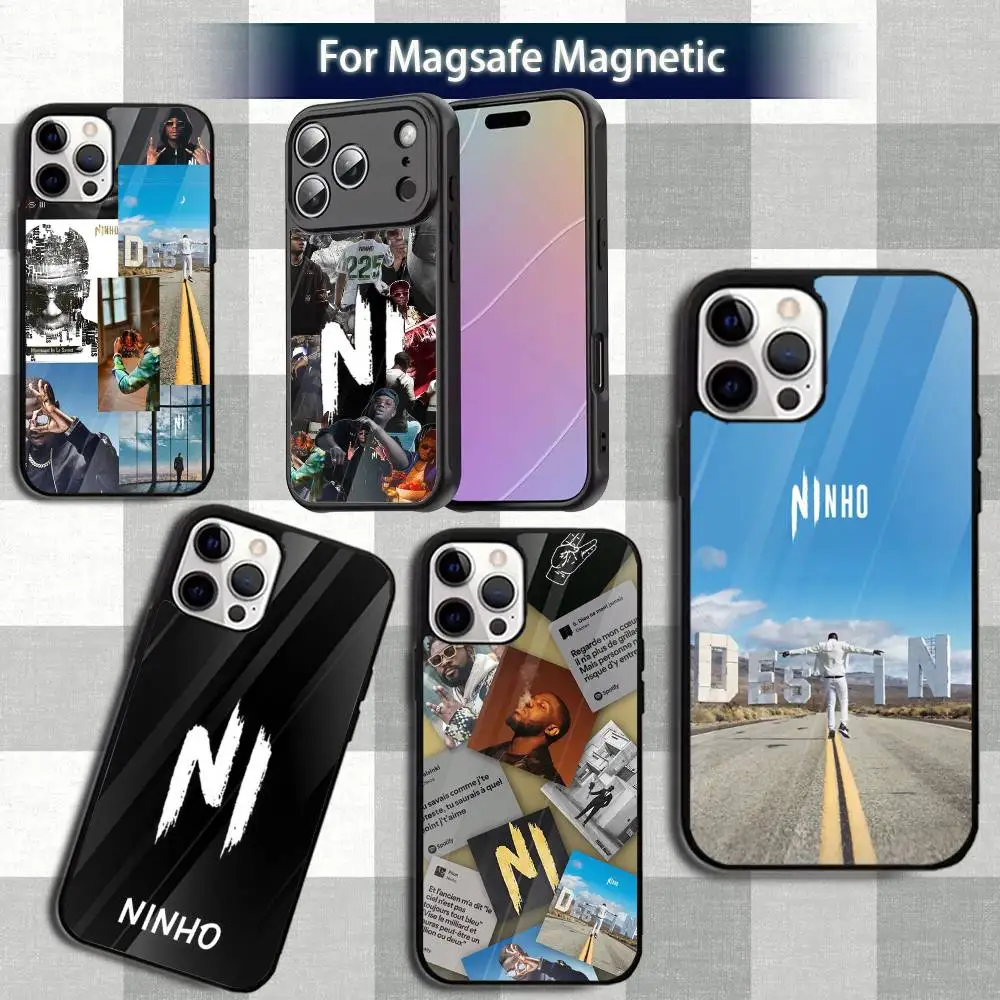 

Singer N-NinhoS N-NI Phone Case For iPhone 13,12,15,17,11,16,14,Pro,Max,Plus,Mini,Magsafe,Magnetic Wireless Charging Case