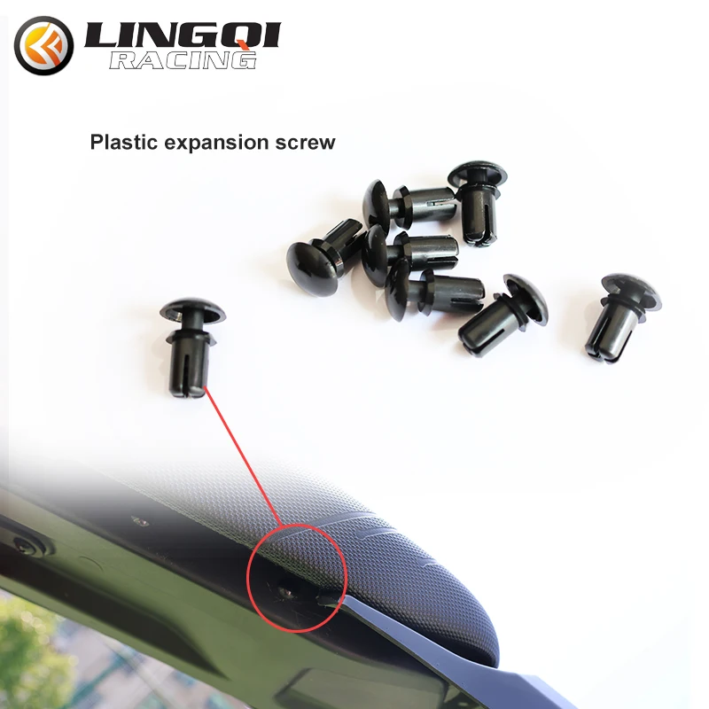 LINGQI motocykl elektryczny plastikowe śruby rozporowe podkładki podkładki dla Light Bee X S motor terenowy pitbike Motocross