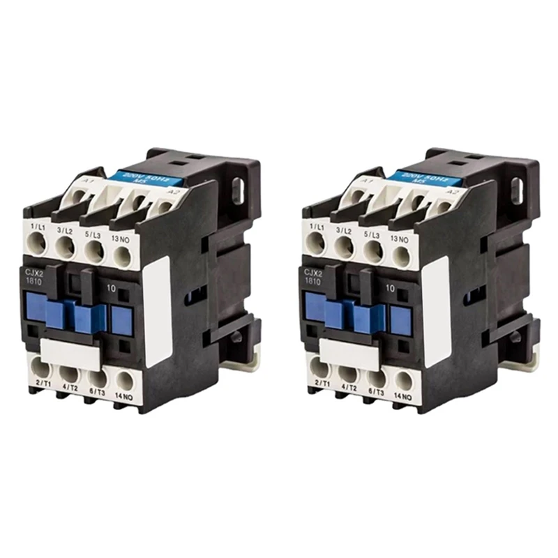 2X Contactor CJX2-1810 32A Switches LC1 AC Contactor Voltage 220V CJX2-1810