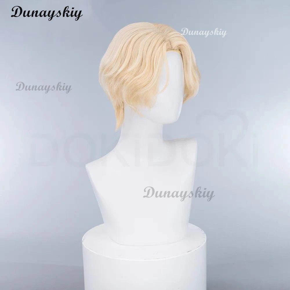 Luka Wig Anime Cosplay Wig Men Short Hair Luka Cosplay Heat Resiatant Hair Free Wig Cap