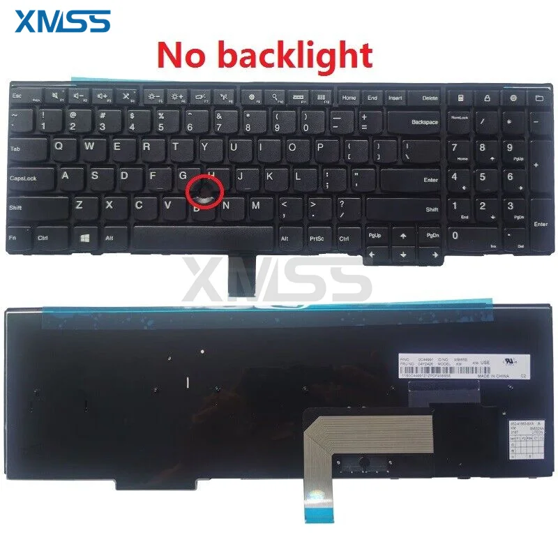 US Keyboard For ThinkPad E540 E531 T540 W540 T550 W550 L540 L560 L570 No Point