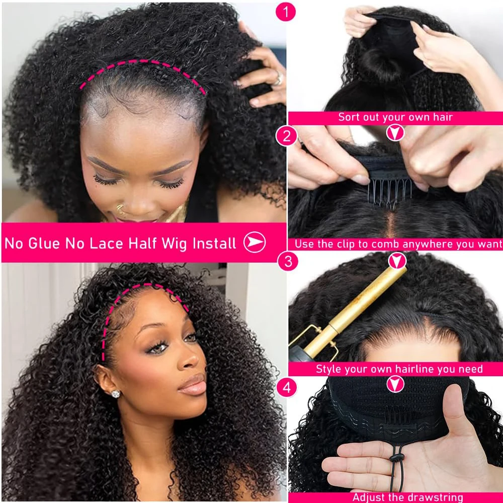 Thumbnail 2 - #6 Popular Human Hair Headband Wigs Choices