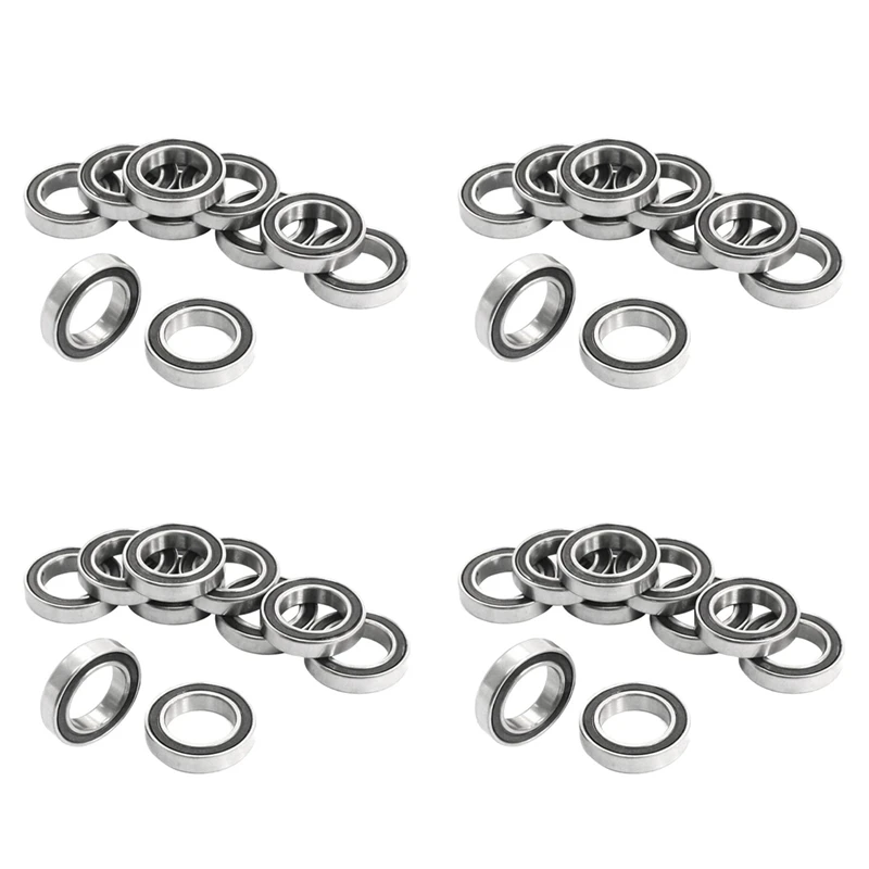 

40Pcs 6802-2RS 15X24x5mm Metal Shielded Sealed Deep Groove Ball Bearings