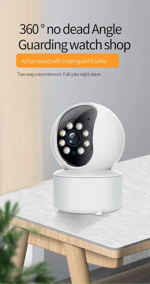 2MP 1080P YILOT App 2.4G & 5G ثنائي النطاق WIFI كامل اللون PTZ IP كاميرا بشكل قبة AI كشف الإنسان الأمن CCTV مراقبة الطفل