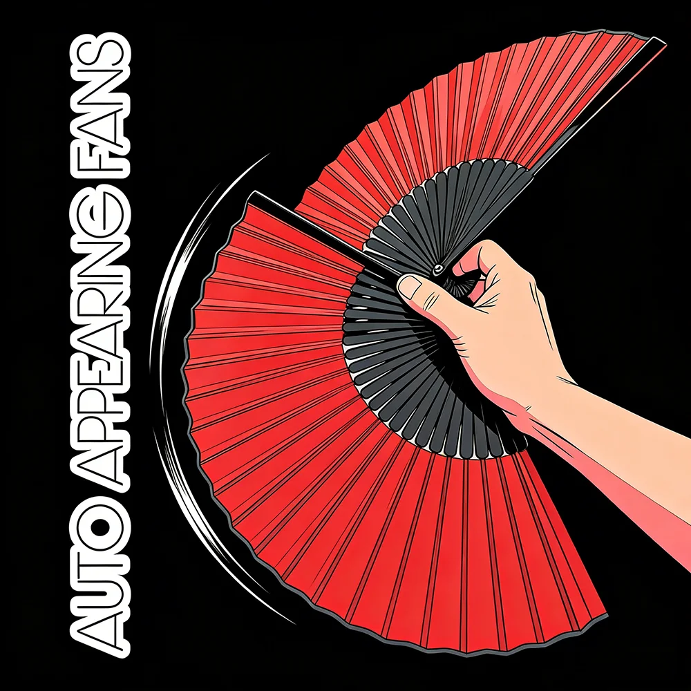 

Автоматически появляющиеся веера (набор из двух вееров) – фокусы, мгновенное появление вееров, сценические иллюзии, реквизит для ментализма