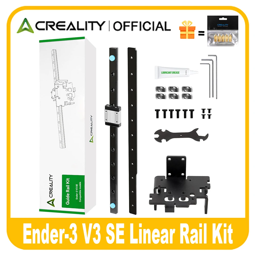 Creality Original Ender-3 V3 SE Linear Guide Rail Kit MGN12 High Precision Printing 280mm Slide Rail Length High Speed Printing