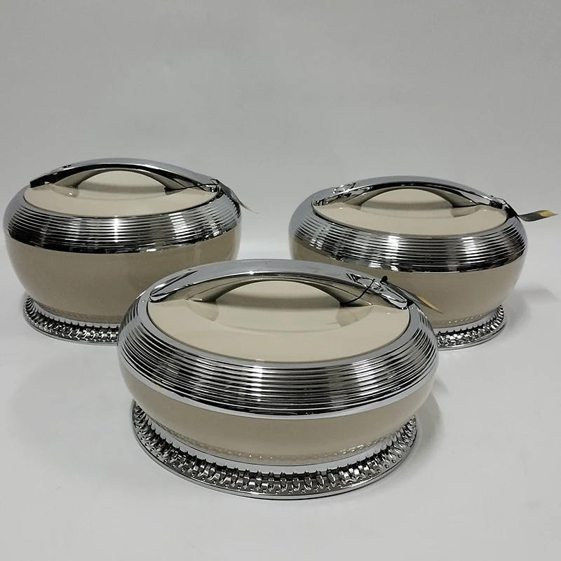 Food Warm Pot Kitchen Glass Cover Insulated Cooker Stainless Steel Cooker Set Casserole