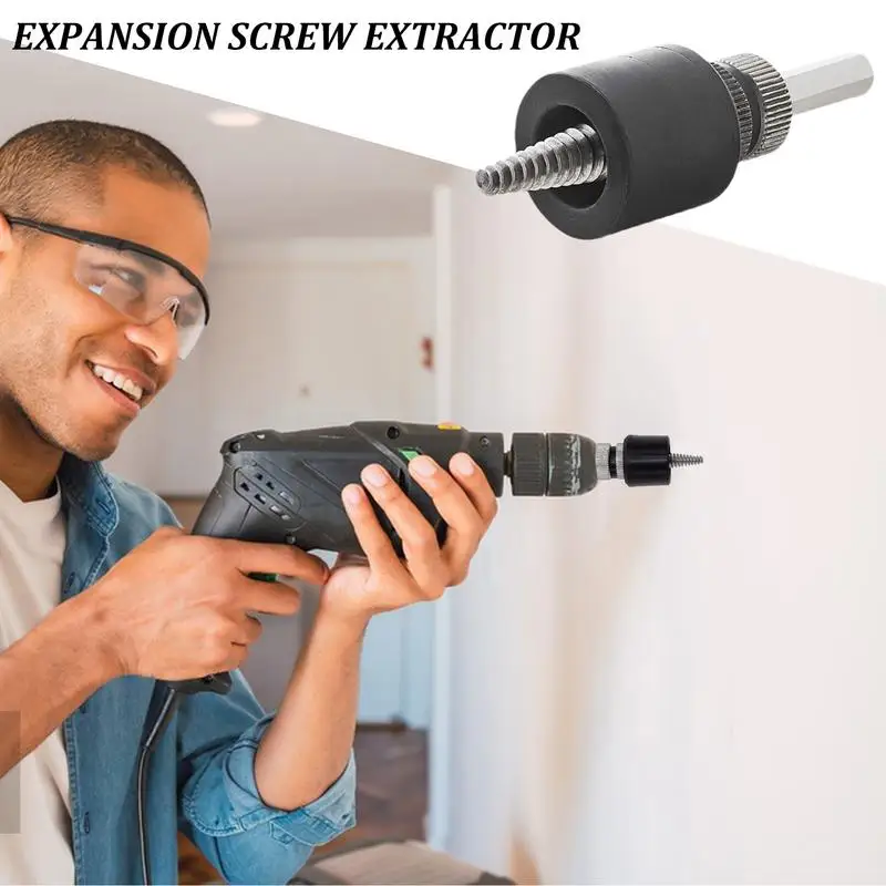 Wall Screw Remover Expansion Screw Extractor Tool Easy Out Stud Removal Tool No Wall Damage Hexagon Handle Screws Extractor For