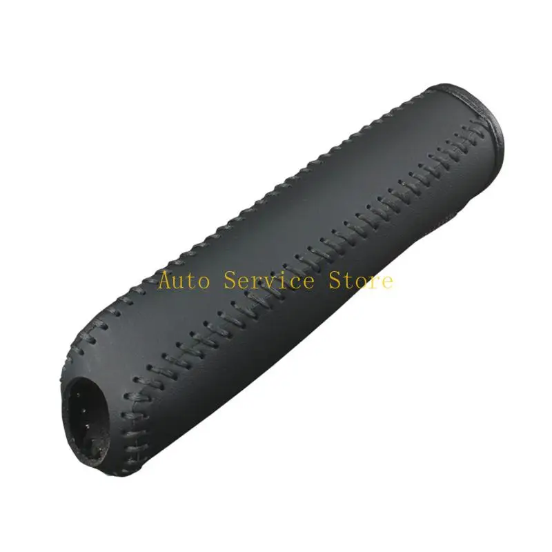 462A Car Handbrake Cover with Sewn Microfiber Finish for Daily Use