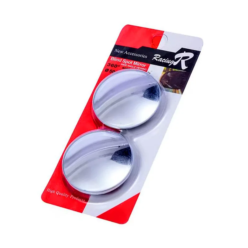 1 Pair Car Rearview Mirror Small Round Mirror High Definition Car Blind Spot Assist Mirror Convex Reverse Assist Mirror