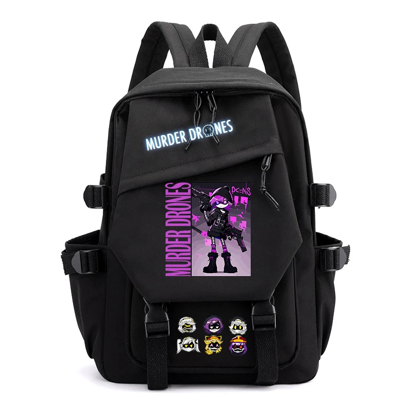 

Uzi Murder Drones School Backpack for Teenage Girls Large Capacity Students Rucksack Women Fashion Backpack Teens Travel Daypack