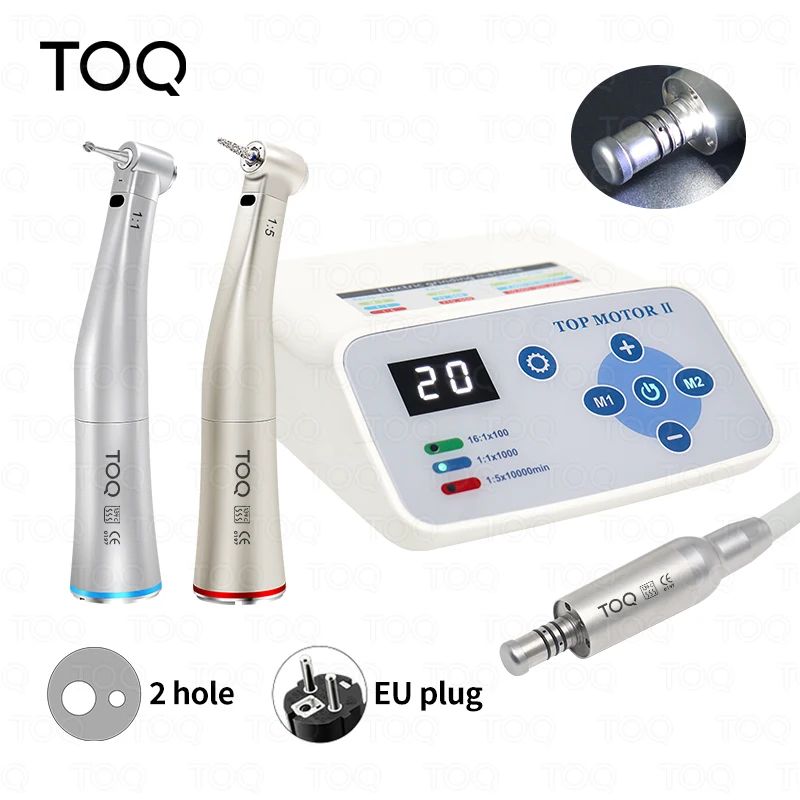 Dental Bürstenlosen Led Micro Motor Elektrische Maschine Set Interne Wasser Spray E-typ Contra Winkel Handstück Klinische Ausrüstung