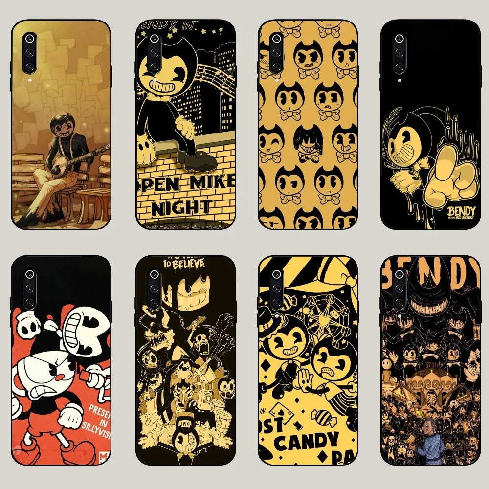 Game B-Bendy And T-The I-Ink M-Machine Phone Case For Xiaomi 11 Redmi Note 11 5G 8T 9A 9 10T Note8Pro Note9 12SUltra Black Case