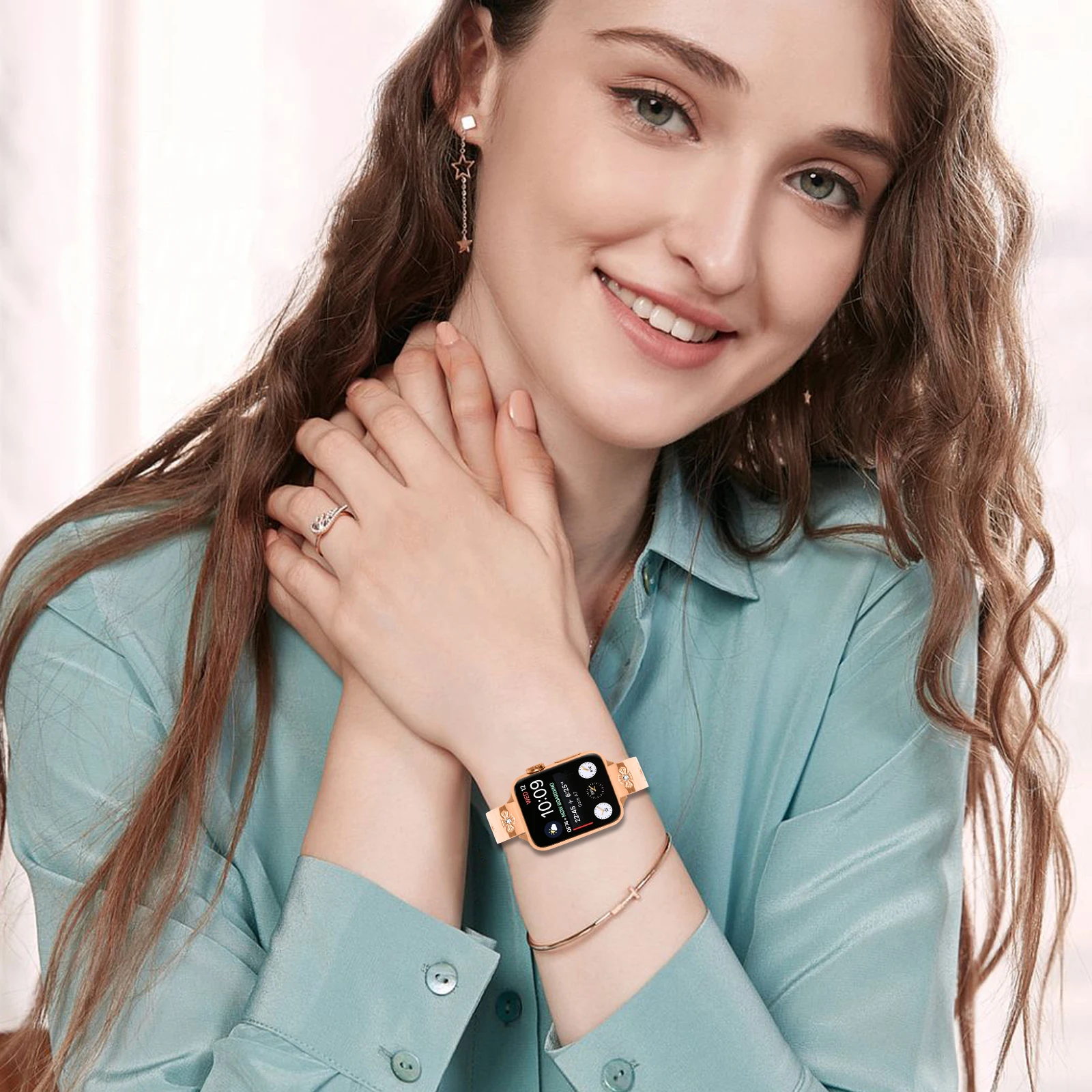 Metal Straps For apple Watch 44mm 40mm 45mm 46mm 49mm 42mm 41mm 38mm belt Bracelet iwatch Series 10 9 3 6 7 8 5 4 3 1 SE Ultra 2