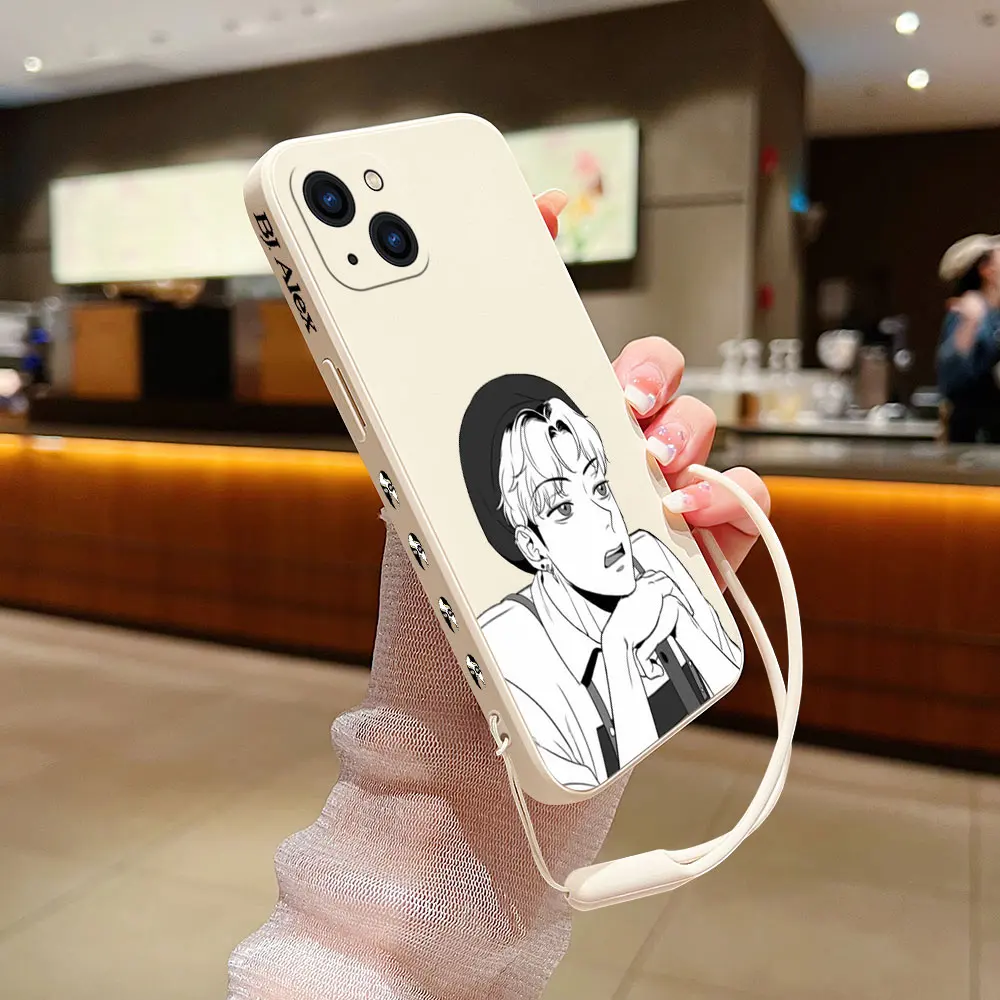 Capa de Telefone Anime Bj A-Alex para Xiaomi, Capa de Silicone Líquido, Poco M5, X5, F5, F4, X4, M4, F3, X3, M3, F2, X2 Pro, C40, 4G, 5G, GT