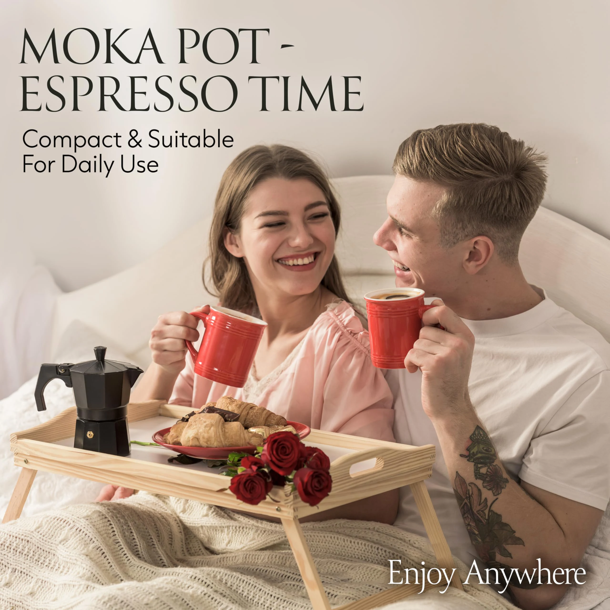 وعاء موكا من الألومنيوم الشخصي، 3 أكواب، ماكينة صنع القهوة على الموقد سعة 150 مل، مانعة للتسرب، مقبض مقاوم للحرارة، ماكينة قهوة اسبريسو إيطالية #6