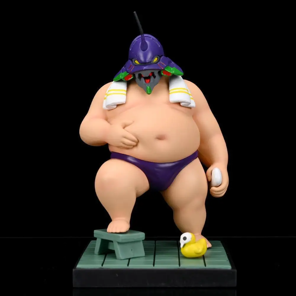 17cm New NEON GENESIS Figure 01 GK  Fatty  The Bathhouse Eyes Glowing Action Figure PVC Model Collection Toys