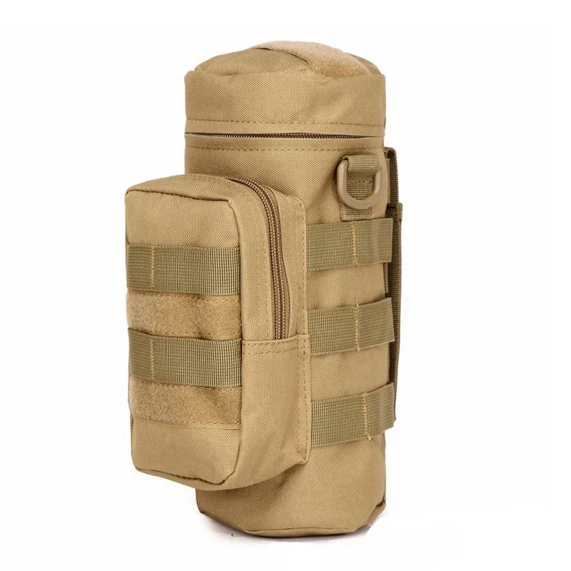 Imagem -06 - Tactical Molle Water Bottle Bolsa Bolsa de Lanterna Portátil Suporte Militar Bolsa de Garrafa Pendurada para Acampamento ao ar Livre Caminhadas Pesca