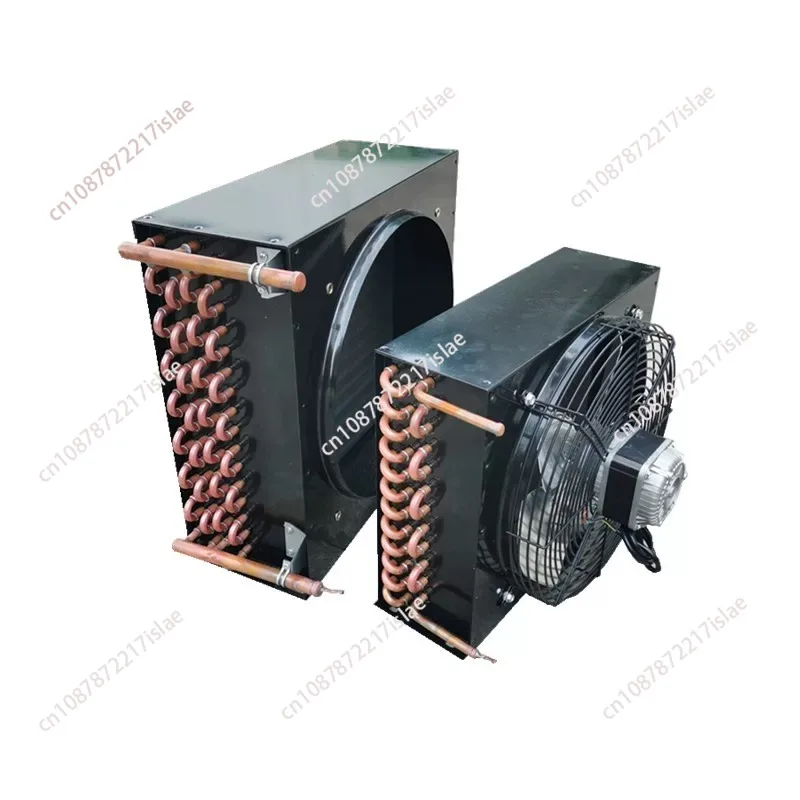 35W 2/8P Condenser with Fan, Copper Tube Evaporator for Small Refrigerator Freezer Cold Storage Cabinet
