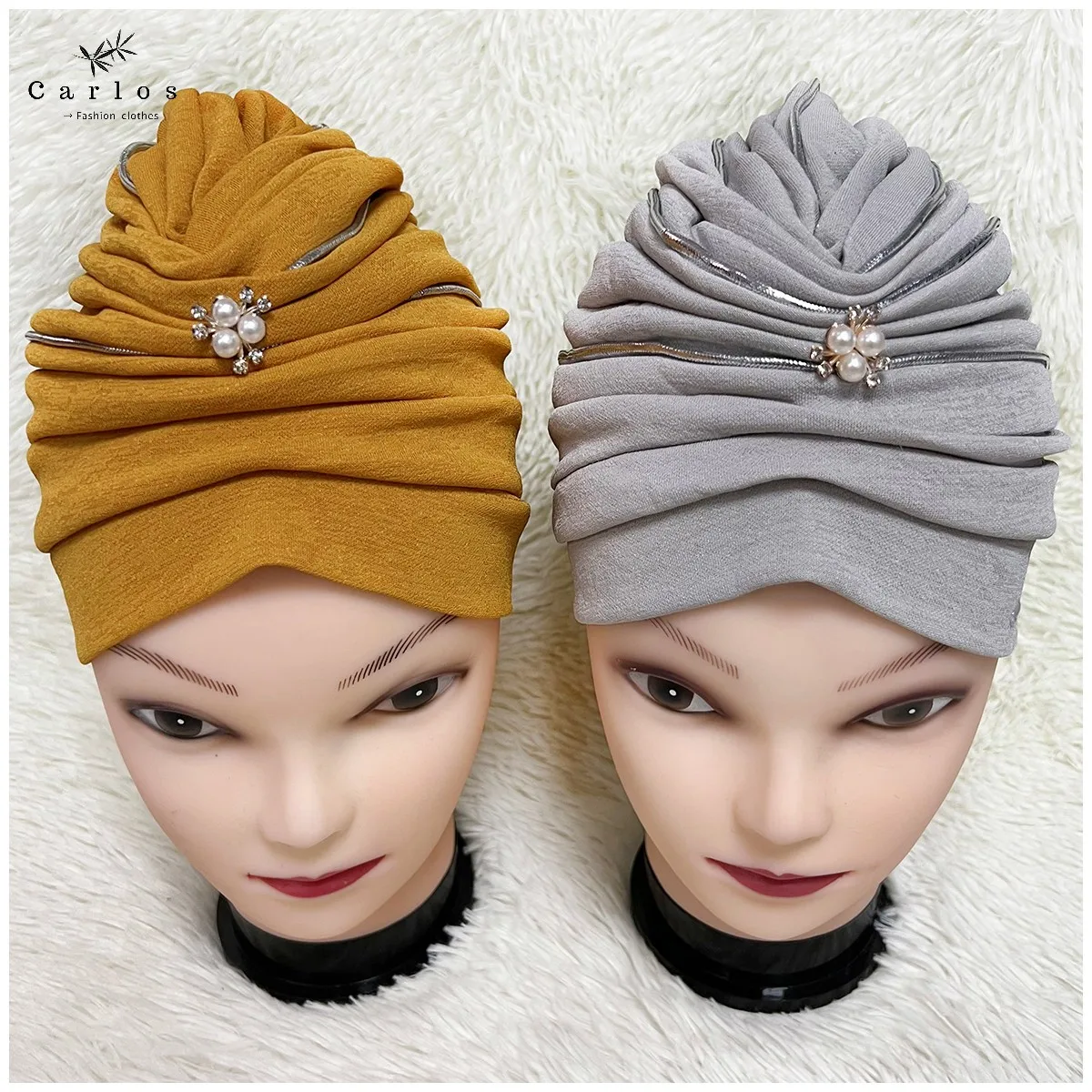 Conjunto de pañuelo para la cabeza para mujer musulmana, capa espacial, apliques de tela, sombreros, sombrero de pelo de frijol indio sólido, sombrero de dama, moda, 12 piezas