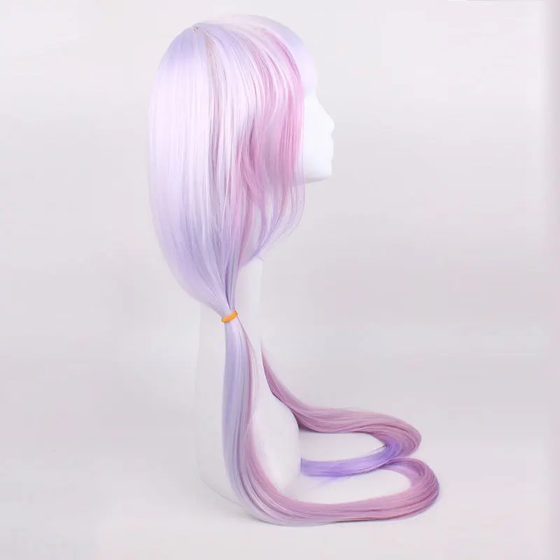 Parrucca da ragazza Dragon Maid Konakamui Parrucca cosplay da cameriera a doppia coda