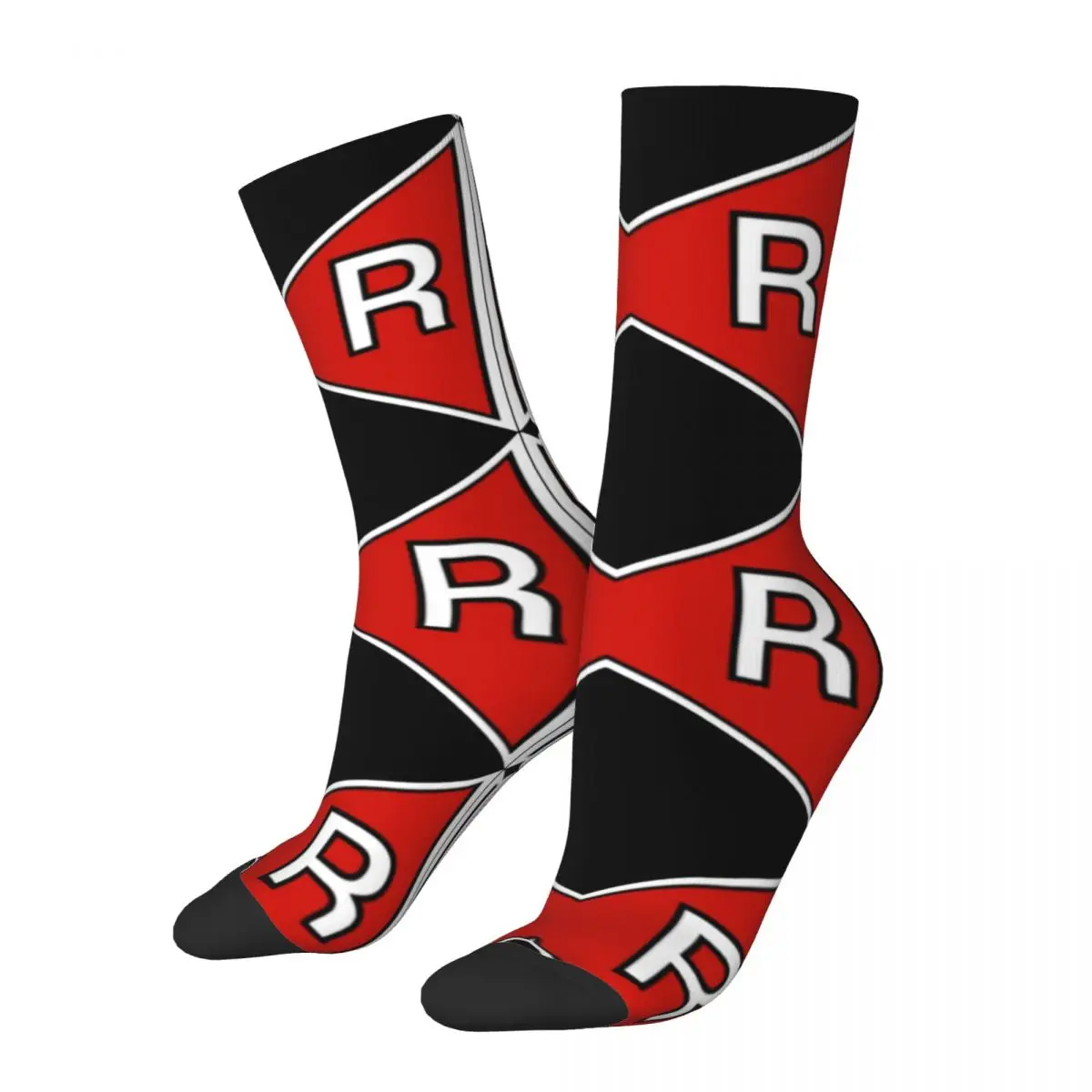 

Red Ribbon Army Stuff Socks Compression Vintage Graphic Crew Socks Soft for Womens Birthday Present