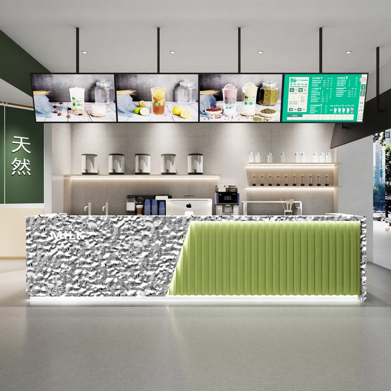 

Aesthetic Reception Counter Table Church Shop Moveable Salon Reseption Desk Center Decor Furniture Front Clothes Podium Bar
