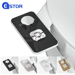 Toilet accessory Bidet Accessory Ultra-thin Toilet seat Dual Nozzle bidet Adjustable Water Pressure Non-electric Butt Sprayer