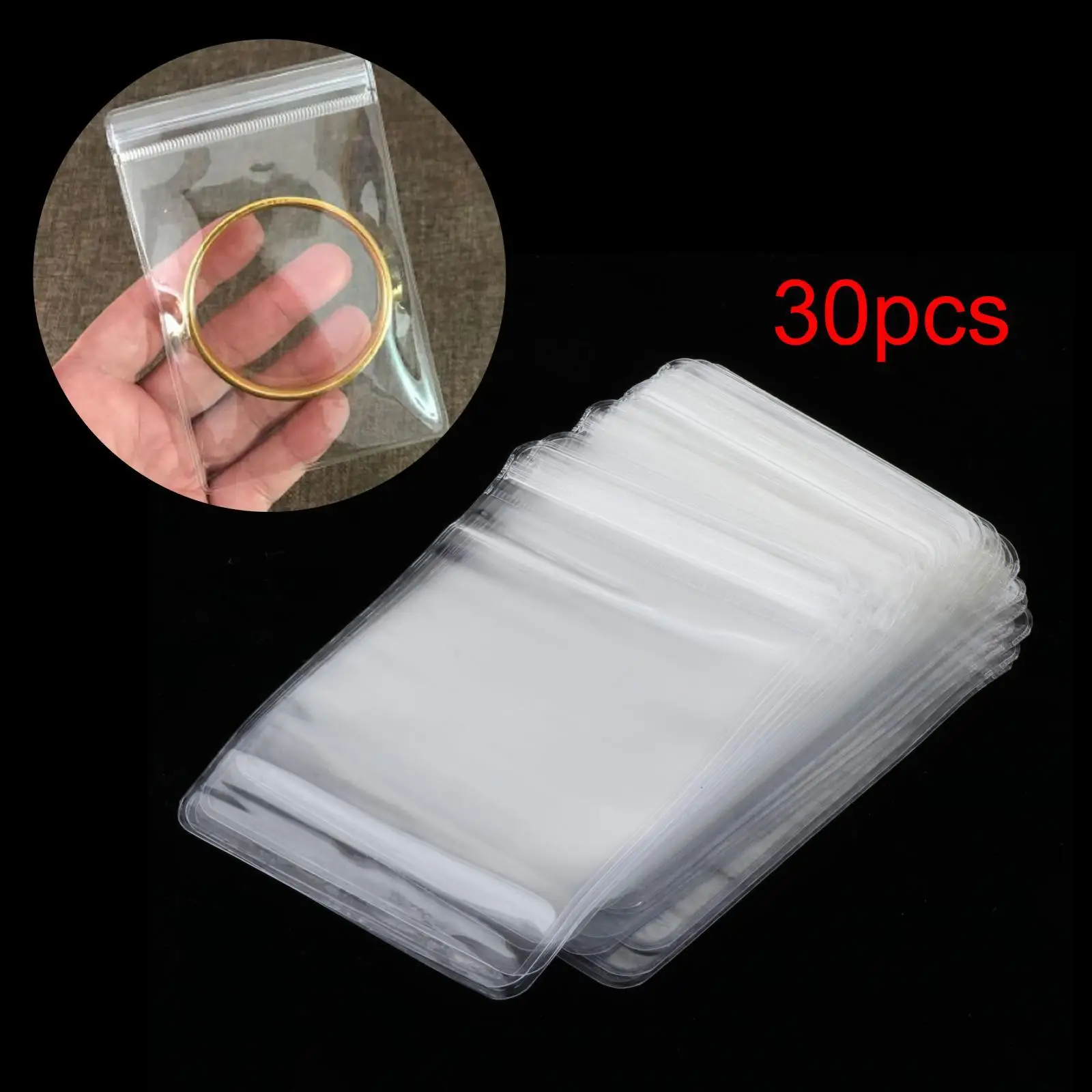 30x Jewelry Storage Bags Waterproof Organizer for Holding Jewelry Earrings Shipping